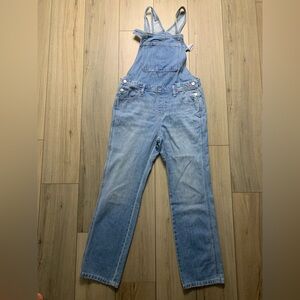 Classic Light Wash Denim Overalls